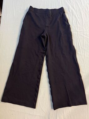 Women's Spanx Wide Leg Legging Pants Black Size M